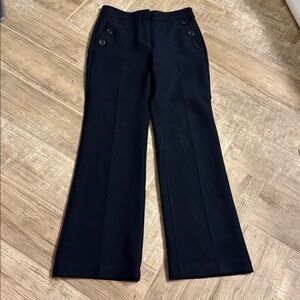 Ann Taylor black wide leg pants size 4